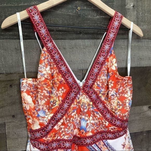 Soieblu Scarf Print Strappy Maxi Dress - Picture 3 of 14